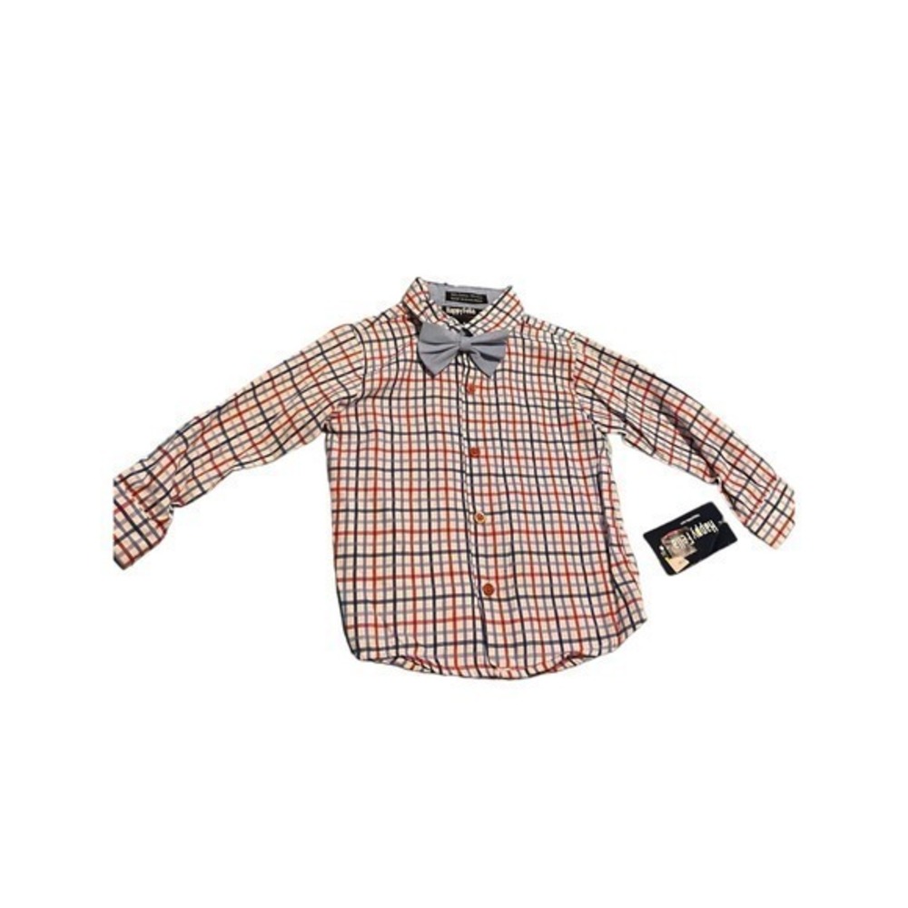 Happy Fella Button Up Shirt with BowTie
